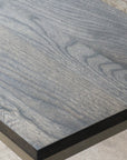 Modern Metal & Wood Console Entryway Table