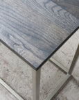Modern Metal & Wood Console Entryway Table
