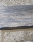 Modern Metal & Wood Console Entryway Table
