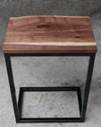 Live Edge Computer Side Table