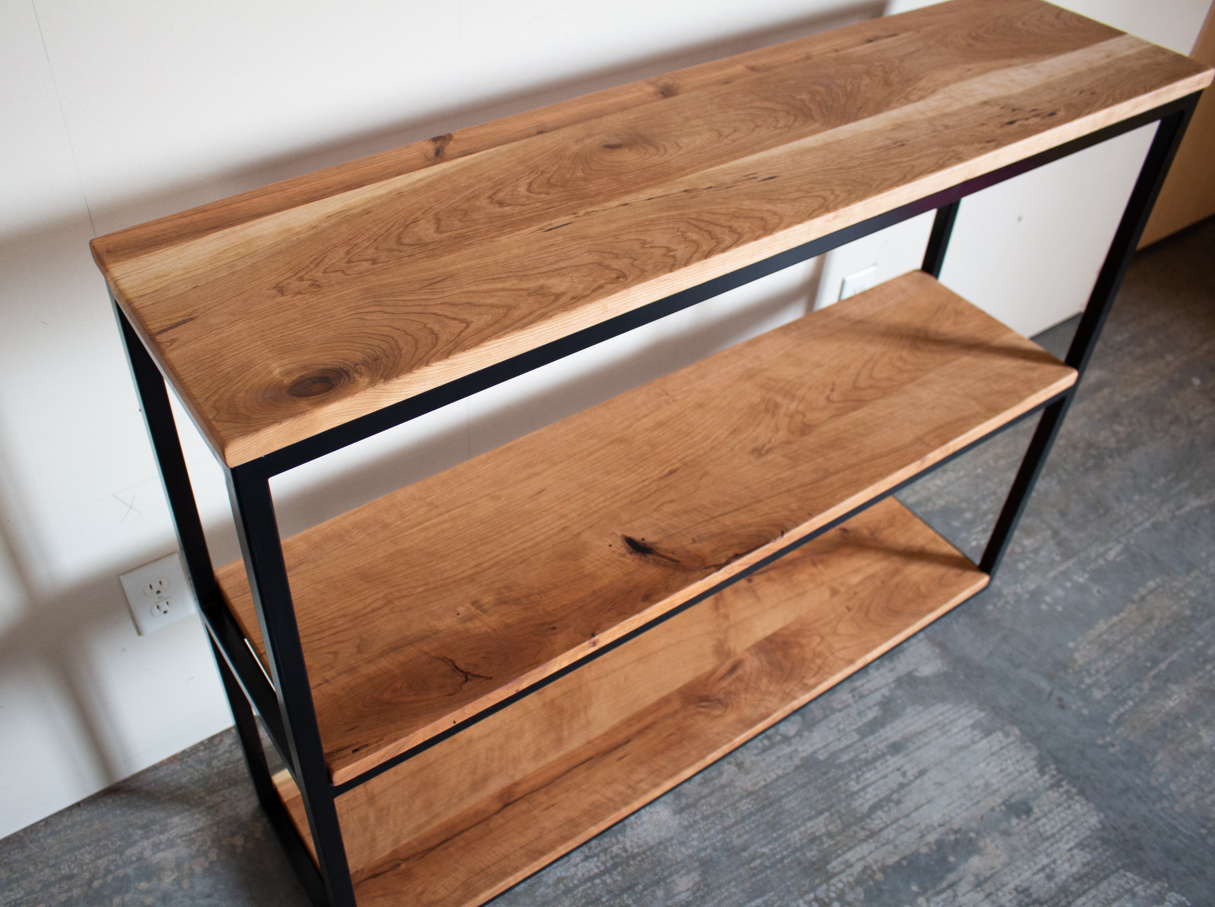 Modern Cherry Wood Shelf