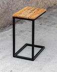 Solid Spalted Maple Wood Laptop C Table