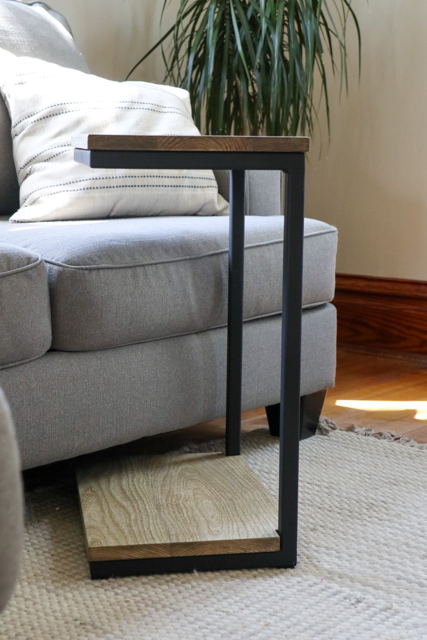 Hackberry Floor Shelf Modern C Side Table (in stock)
