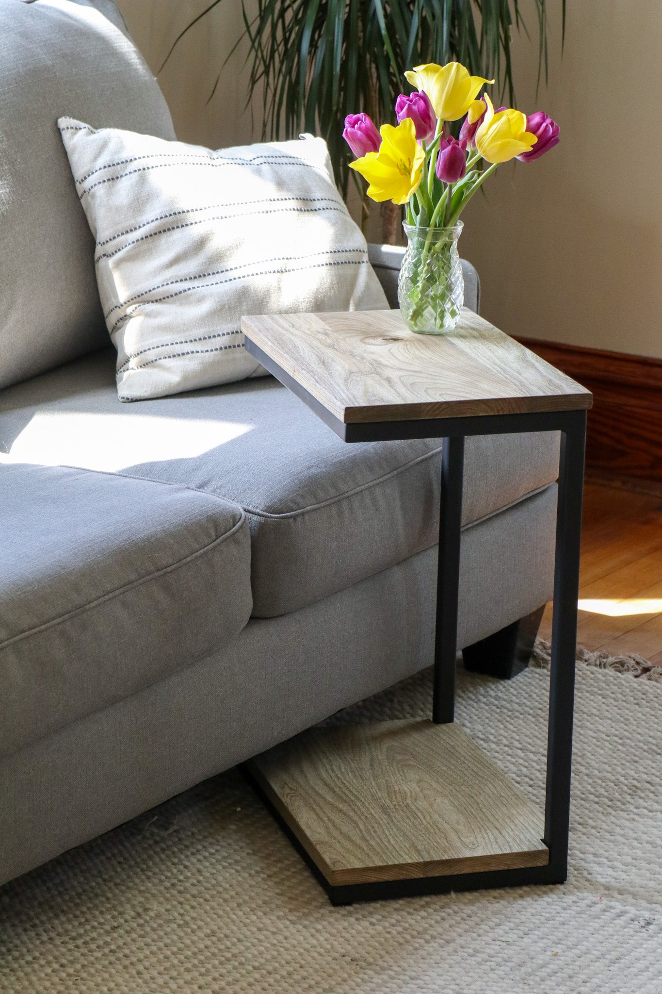 Hackberry Floor Shelf Modern C Side Table (in stock)