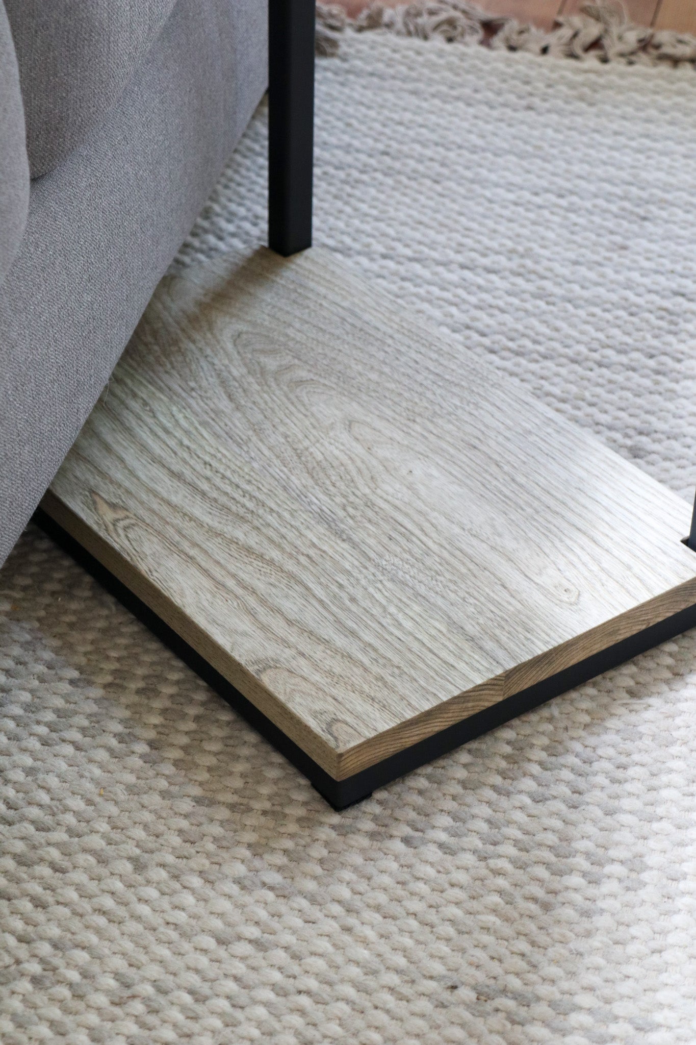 Hackberry Floor Shelf Modern C Side Table (in stock)