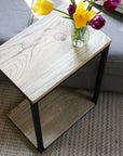 Hackberry Floor Shelf Modern C Side Table (in stock)