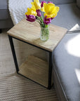 Hackberry Floor Shelf Modern C Side Table (in stock)