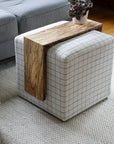 Spalted Maple Ottoman Foot Stool Table