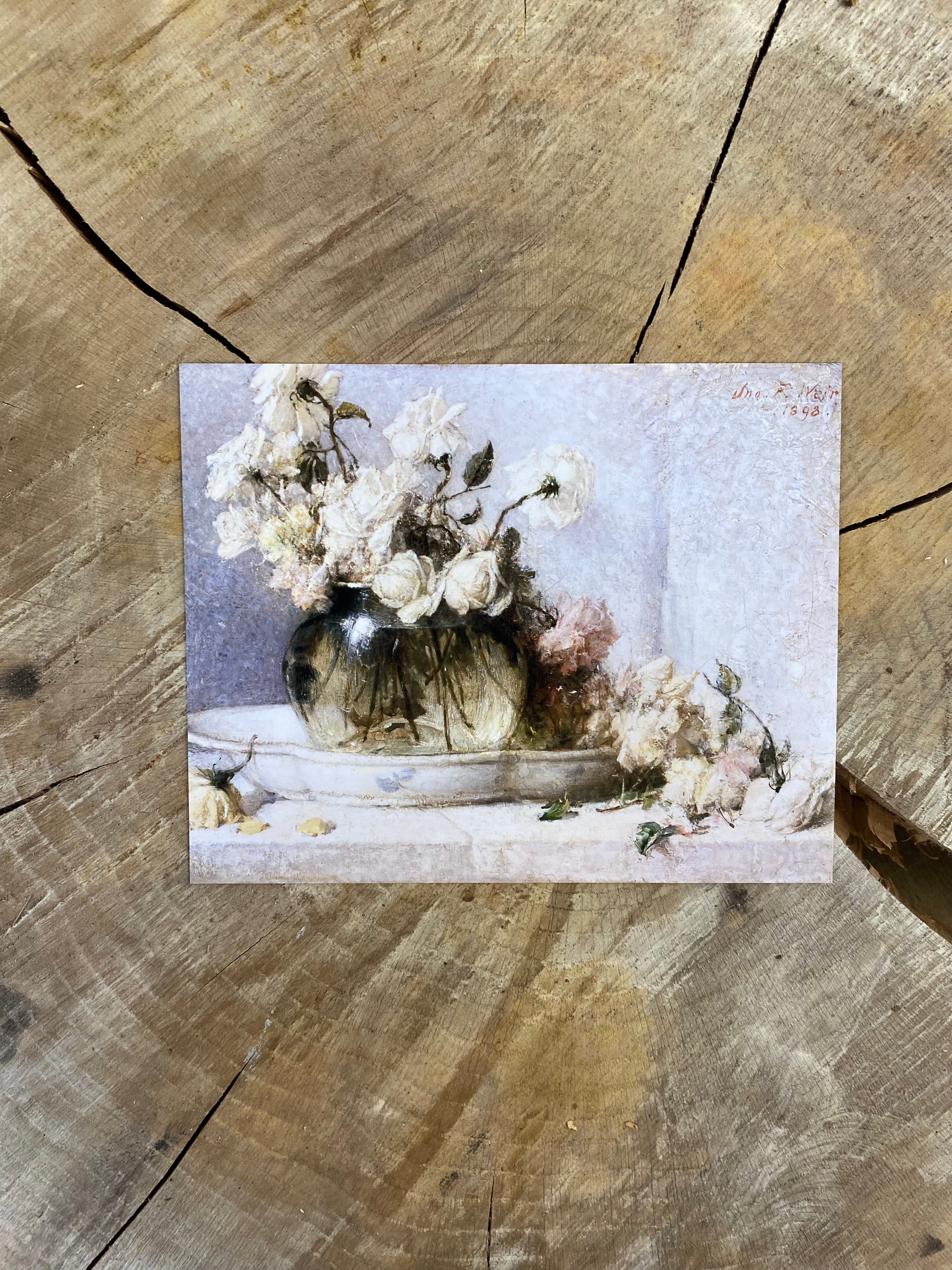 Vintage Art Print - Roses (in stock) - Hazel Oak Farms
