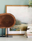 Wood Slice on Stand