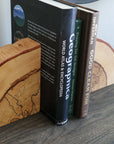 Spalted Hickory Solid Wood Bookends