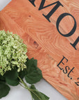 Last Name & Established Wedding Sign