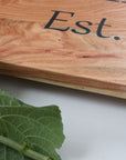 Last Name & Established Wedding Sign