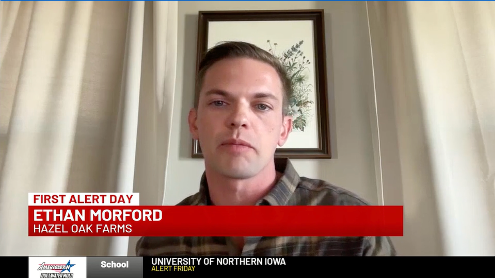 Ethan from Hazel Oak Farms featured on KCRG TV 9 about his Wood Boiler Heating System