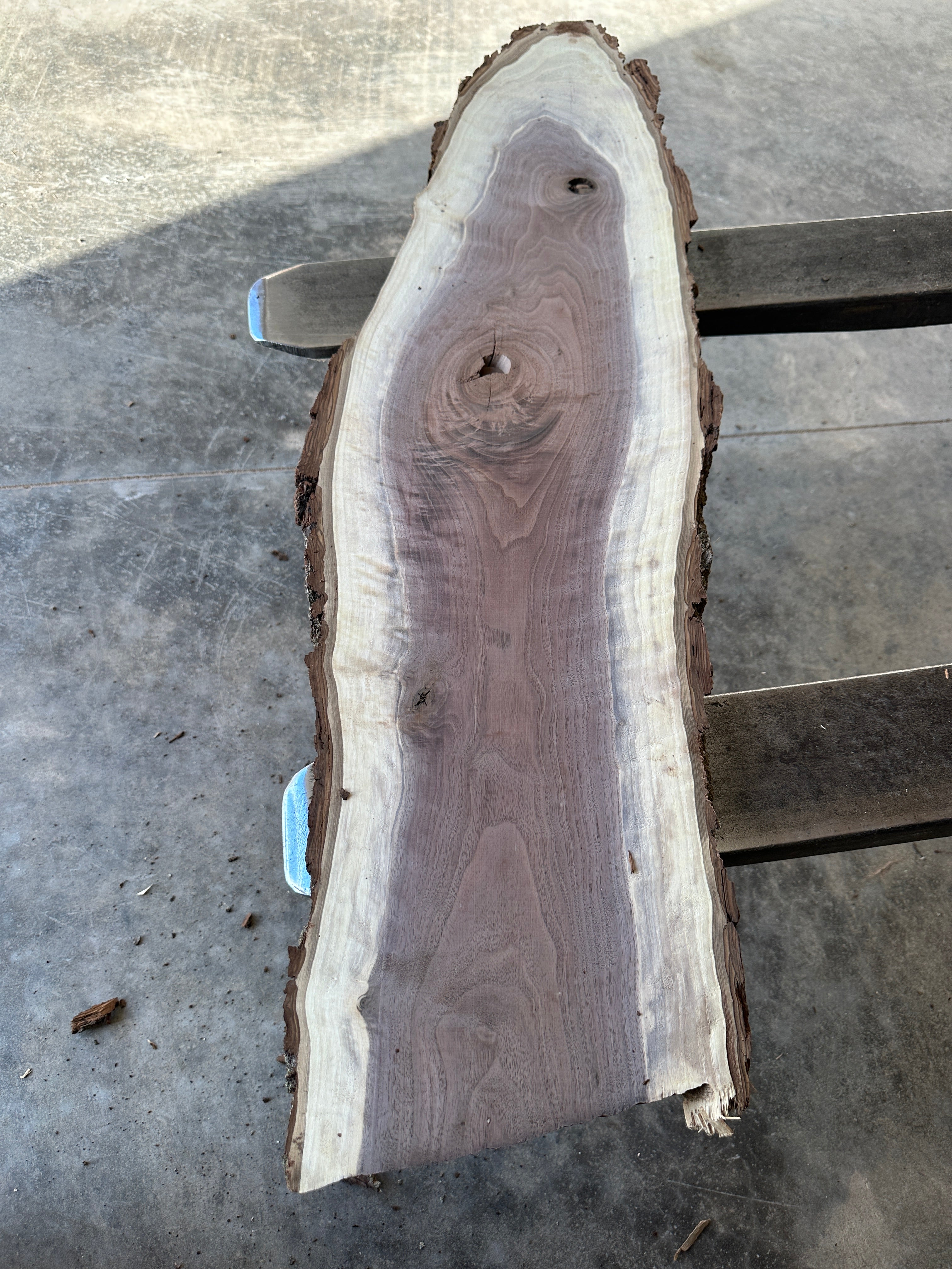 Black Walnut Live-edge slab 