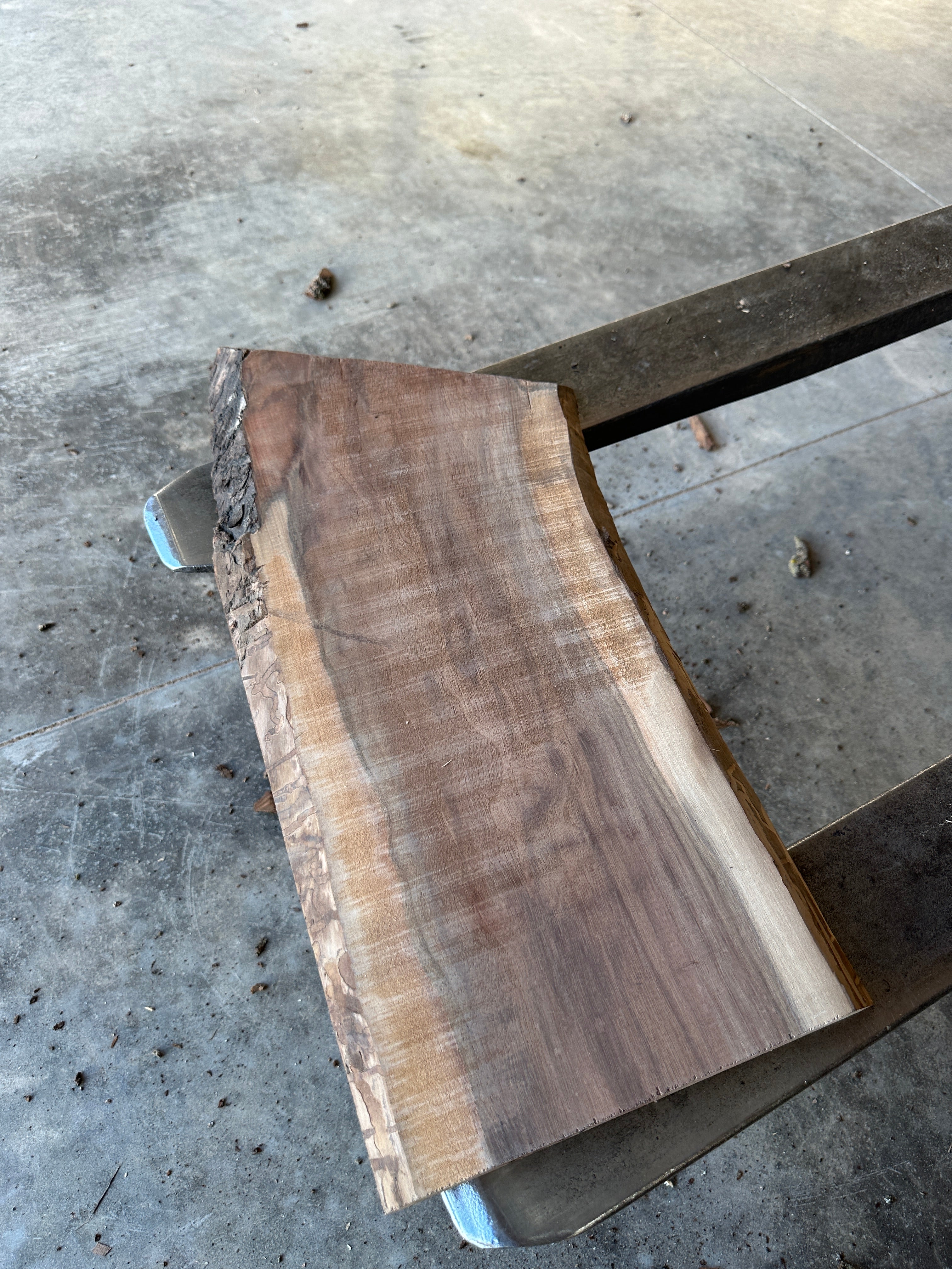 Black Walnut Live-edge slab 