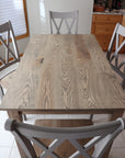 Ash Table and Chair set with tapered legs