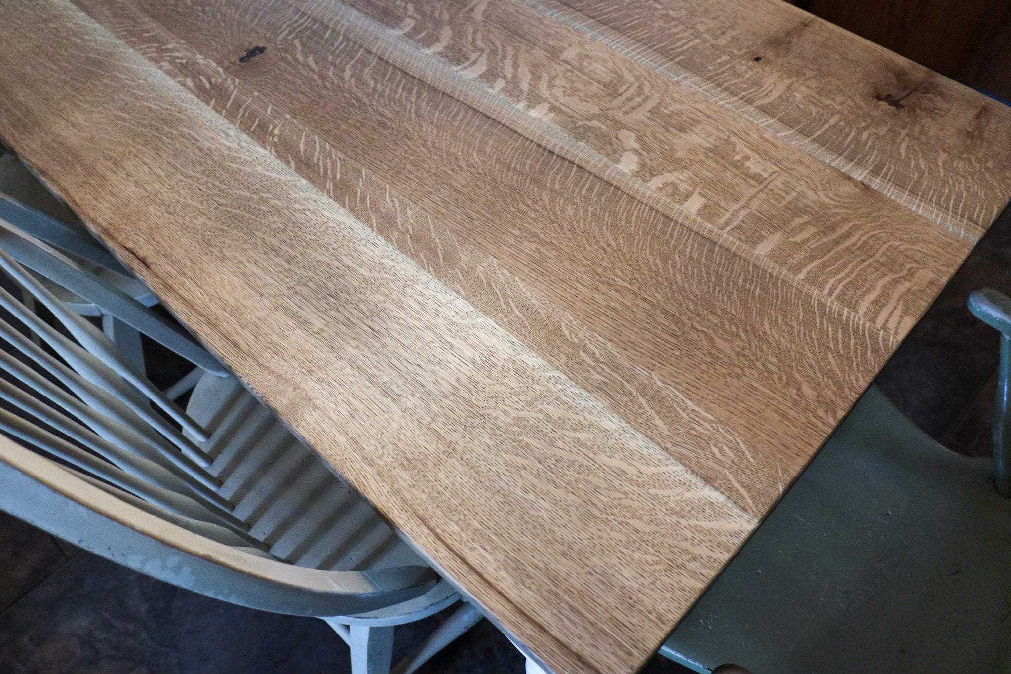 Quarter sawn oak table top hotsell