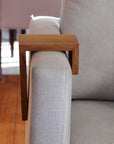 5" Quartersawn White Oak Wood Armrest Table, Coffee Table, Living Room Table (in stock)