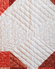 Modern Handmade Baby Quilt - Scrappy Hearts Quilt