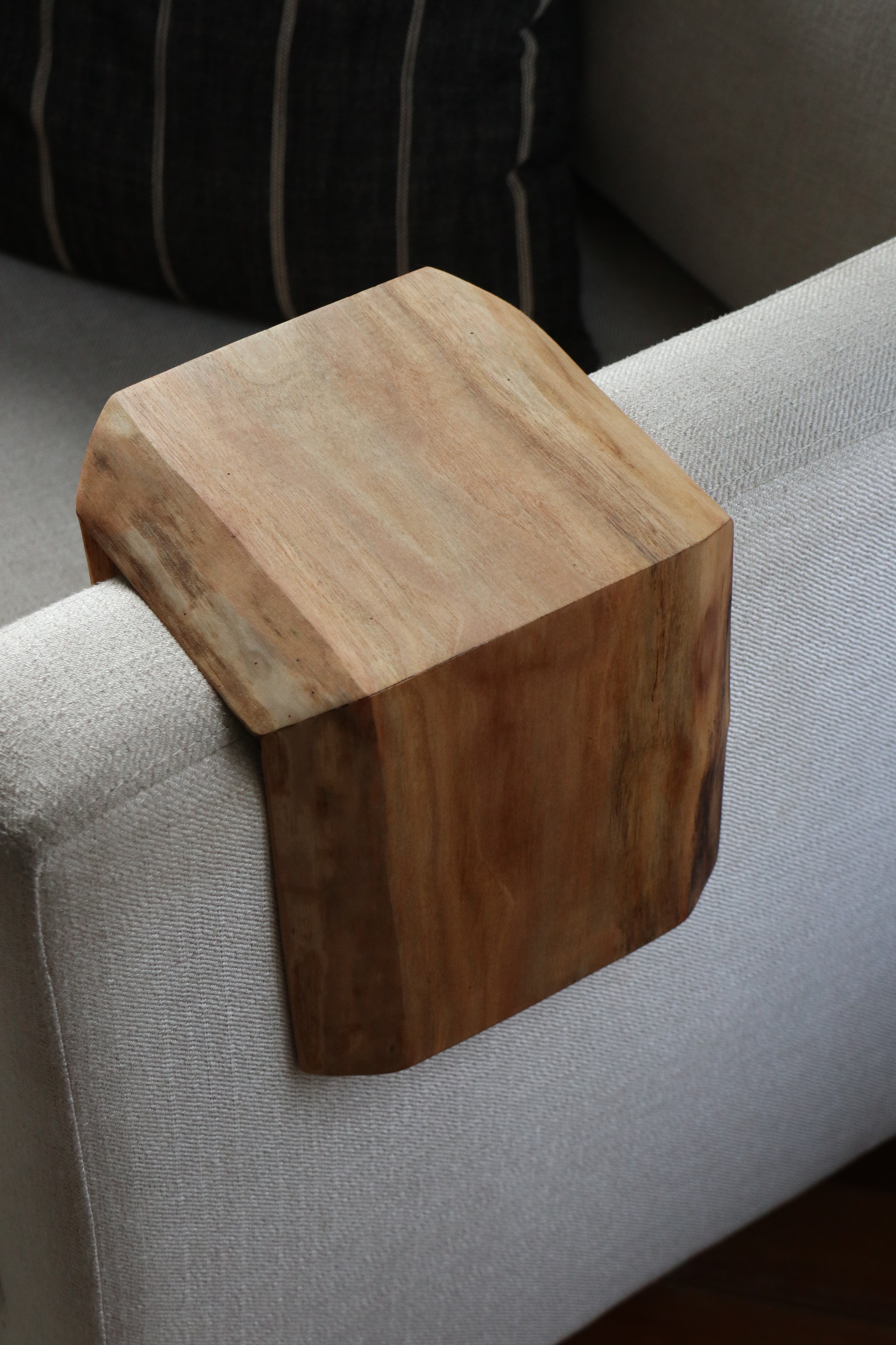 5&quot; Live Edge Walnut Wood Armrest Table, Coffee Table, Living Room Table (in stock) 