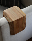 5" Live Edge Walnut Wood Armrest Table, Coffee Table, Living Room Table (in stock) 