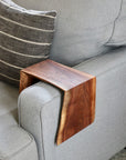 8" live edge walnut armrest table, Coffee Table, Living Room Table (in stock)