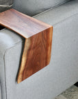 8" live edge walnut armrest table, Coffee Table, Living Room Table (in stock)