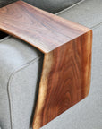 8" live edge walnut armrest table, Coffee Table, Living Room Table (in stock)