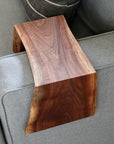 8" live edge walnut armrest table, Coffee Table, Living Room Table (in stock)