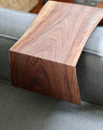8" live edge walnut armrest table, Coffee Table, Living Room Table (in stock)