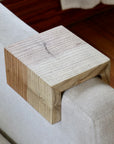 4" ash with walnut stain armrest table, Coffee Table, Living Room Table (in stock)