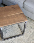 Quartersawn White Oak Cube 18" Coffee Side Table (in stock)