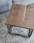 Quartersawn White Oak Cube 18" Coffee Side Table (in stock)