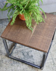 Quartersawn White Oak Cube 18" Coffee Side Table (in stock)