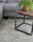 Quartersawn White Oak Cube 18" Coffee Side Table (in stock)