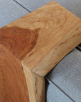 6.25" Solid Cherry Wood Sofa Armrest Table (in stock)
