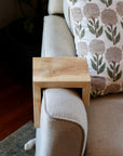 5" Soft Maple Armrest Table 