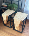 Ash waterfall side table