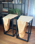 Ash waterfall side table