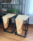 Ash waterfall side table