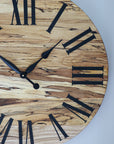 26" Spalted Maple Wall Clock (in stock)