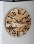 26" Spalted Maple Wall Clock (in stock)