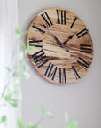 26" Spalted Maple Wall Clock (in stock)