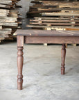 Walnut Farmhouse Dining Table