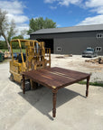 Walnut Farmhouse Dining Table