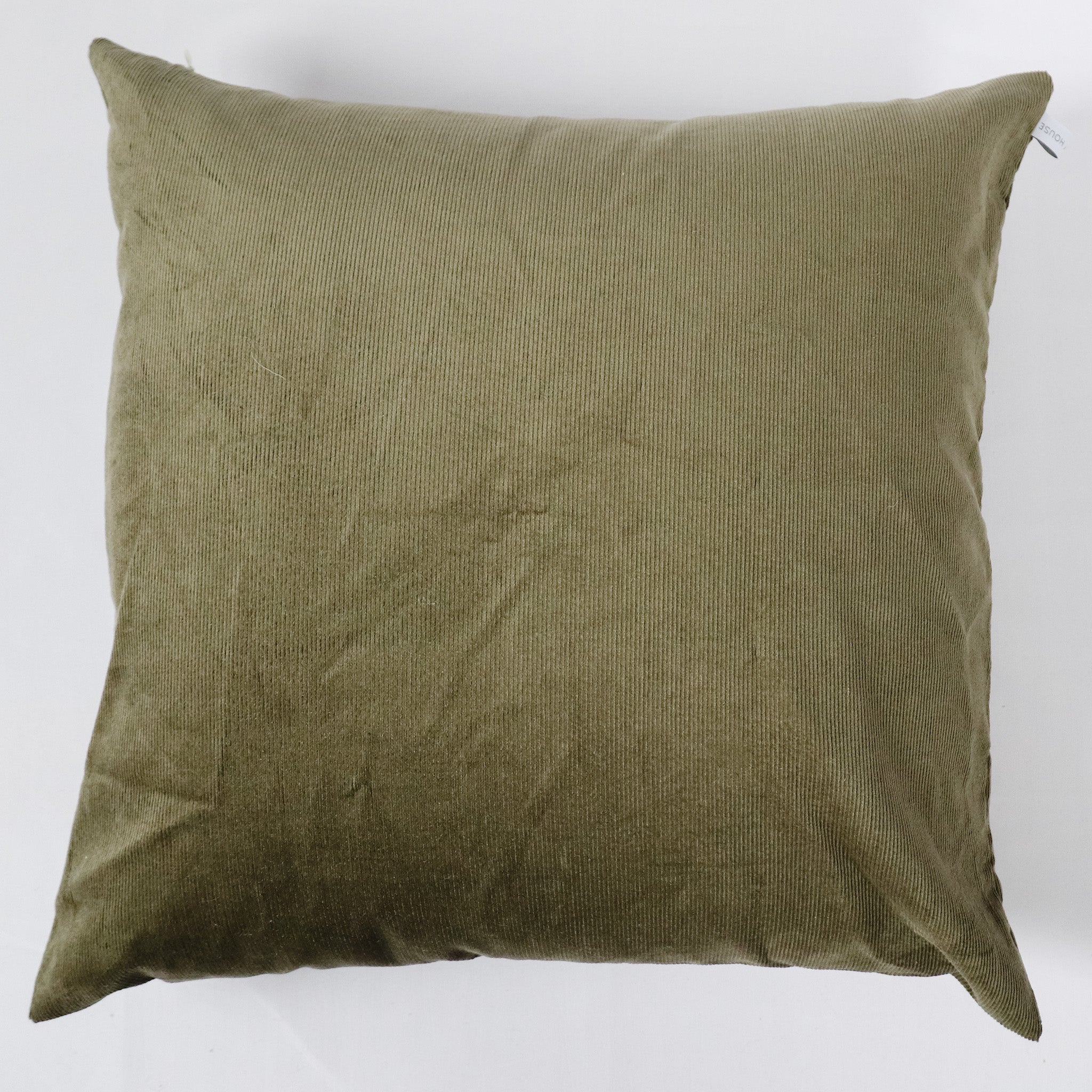 Olive Corduroy Pillow Cover 20" - Hazel Oak Farms