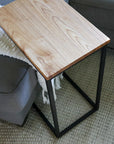 Slim Solid Ash Wood Laptop C Table