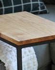 Slim Solid Ash Wood Laptop C Table