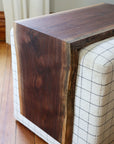 Live Edge Walnut Ottoman Foot Stool Table - Hazel Oak Farms